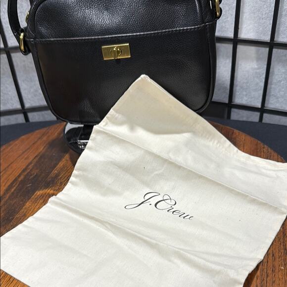 JCREW CAMERA BAG TURNLOCK BLACK w/ Dust Bag - Picture 3 of 11